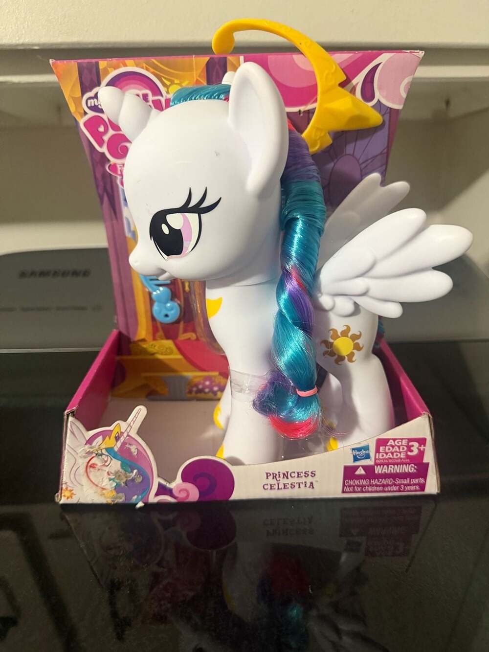 My Little Pony Princess Celestia 8" G4 Brushable Figure - New In Box (Hasbro